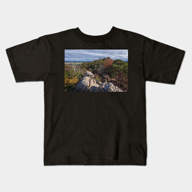 Devil's Wall, rocks, Blankenburg, Harz, Saxony-Anhalt, Germany Kids T-Shirt by Kruegerfoto